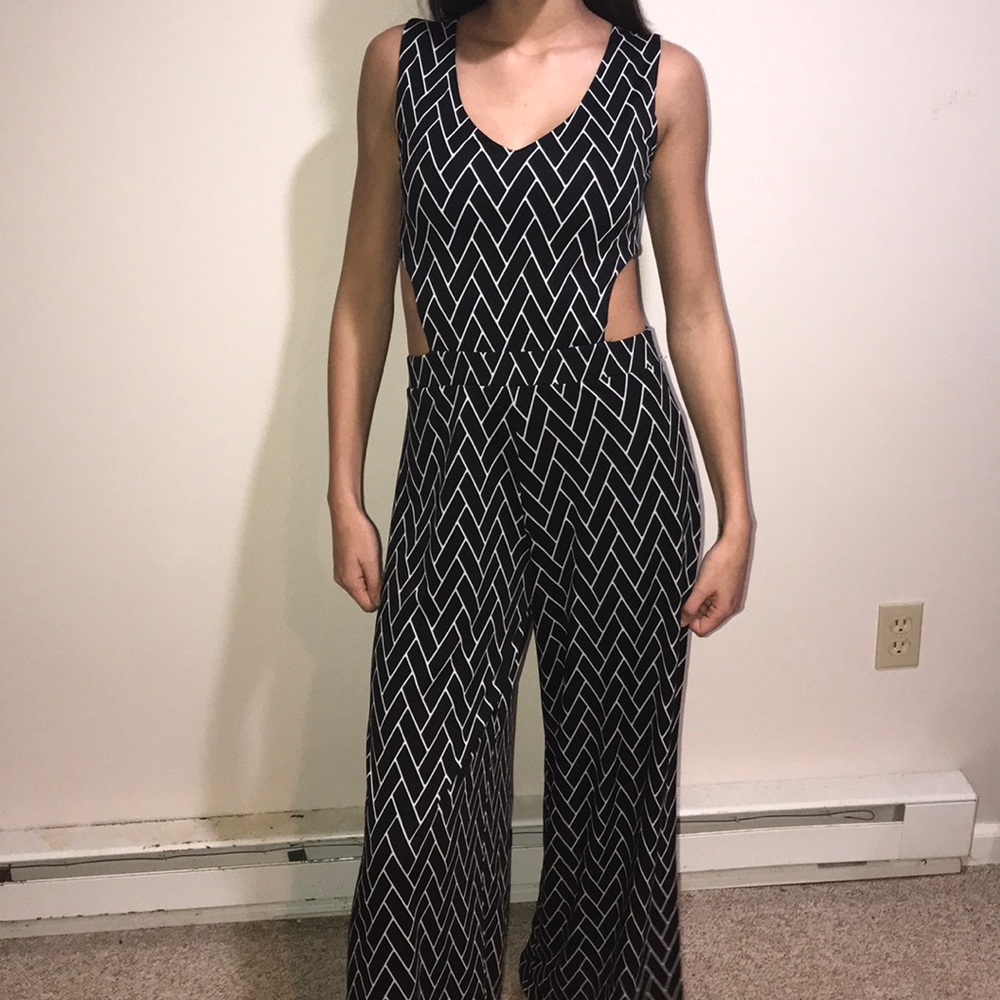 Chevron pantsuit